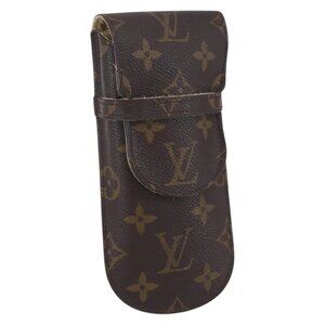 LOUIS VUITTON Monogram Etui Lunette Rabat Glasses Case M62970 LV Auth 154967